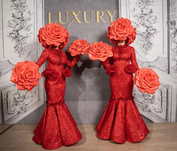 Instalație artistică la Luxury Gala